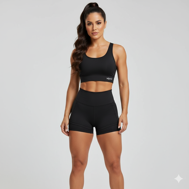 Kit NDFit Sculpt 2 Peças – Cintura Alta e Efeito Levanta Bumbum