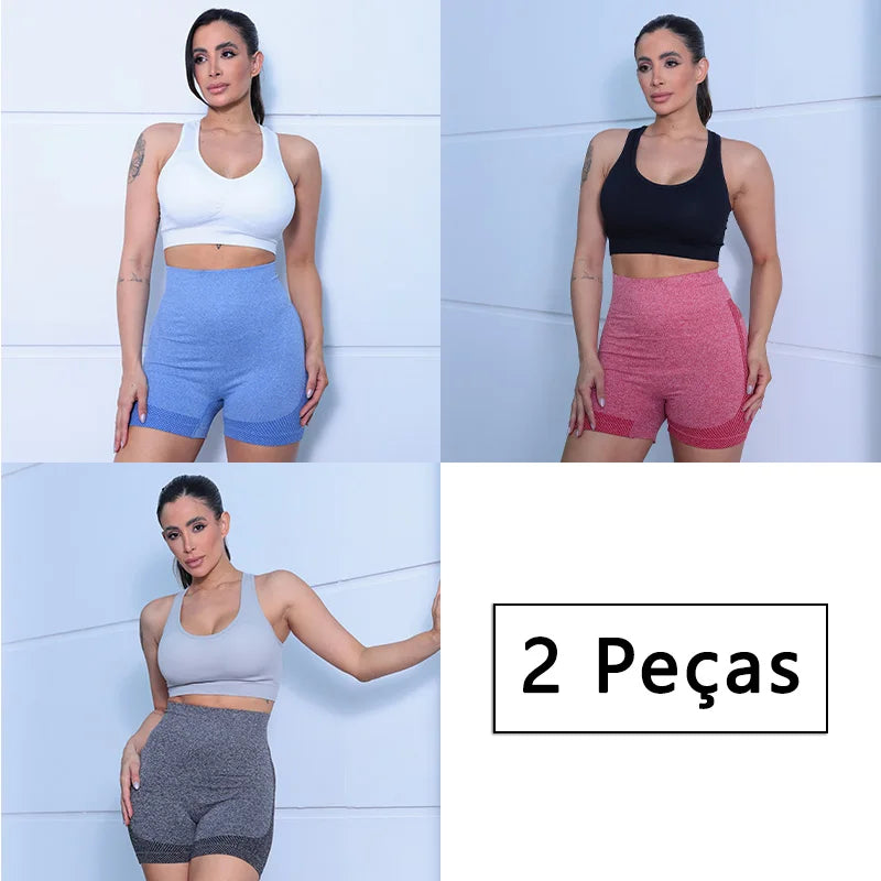 Kit NDFit Sculpt 2 Peças – Cintura Alta e Efeito Levanta Bumbum
