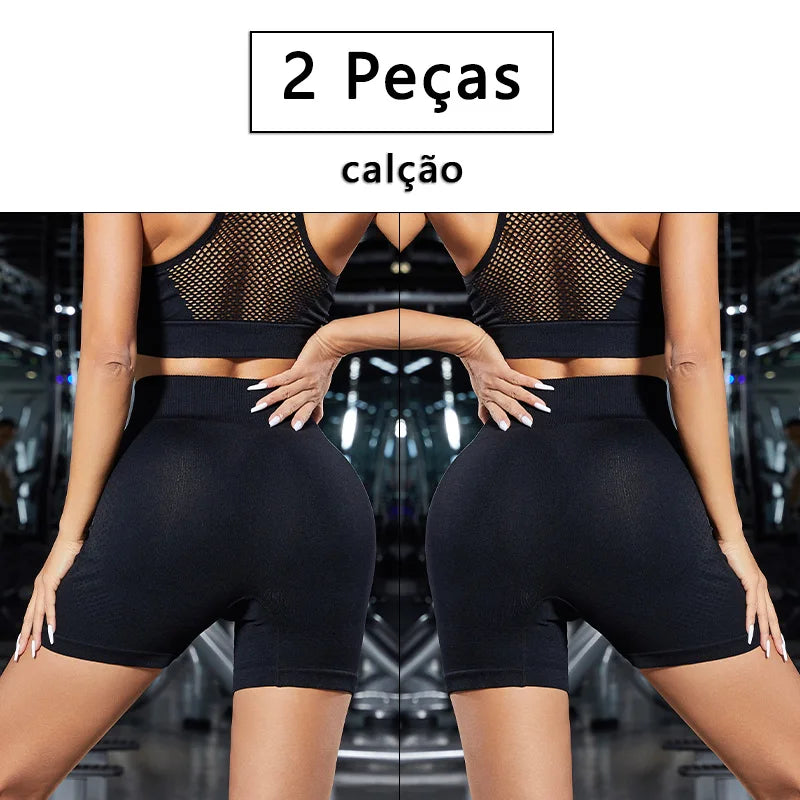 Kit NDFit Sculpt 2 Peças – Cintura Alta e Efeito Levanta Bumbum