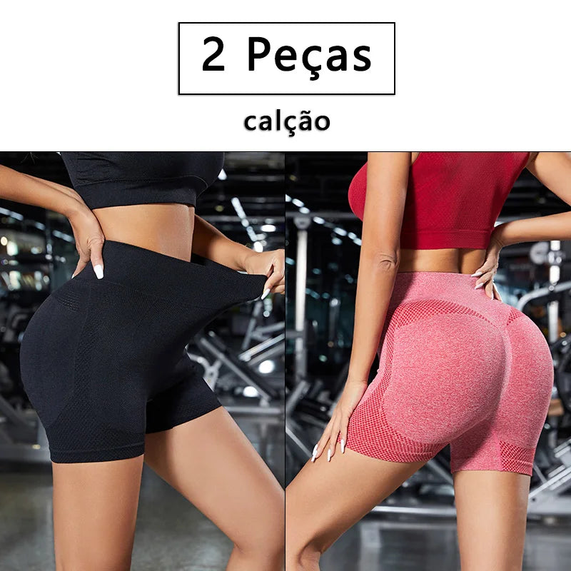 Kit NDFit Sculpt 2 Peças – Cintura Alta e Efeito Levanta Bumbum