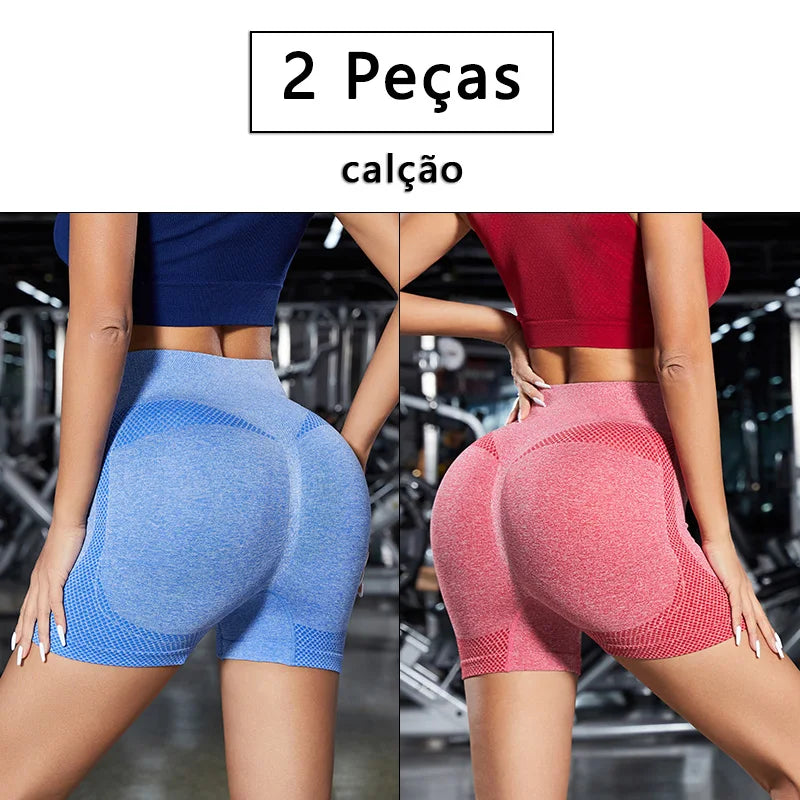 Kit NDFit Sculpt 2 Peças – Cintura Alta e Efeito Levanta Bumbum