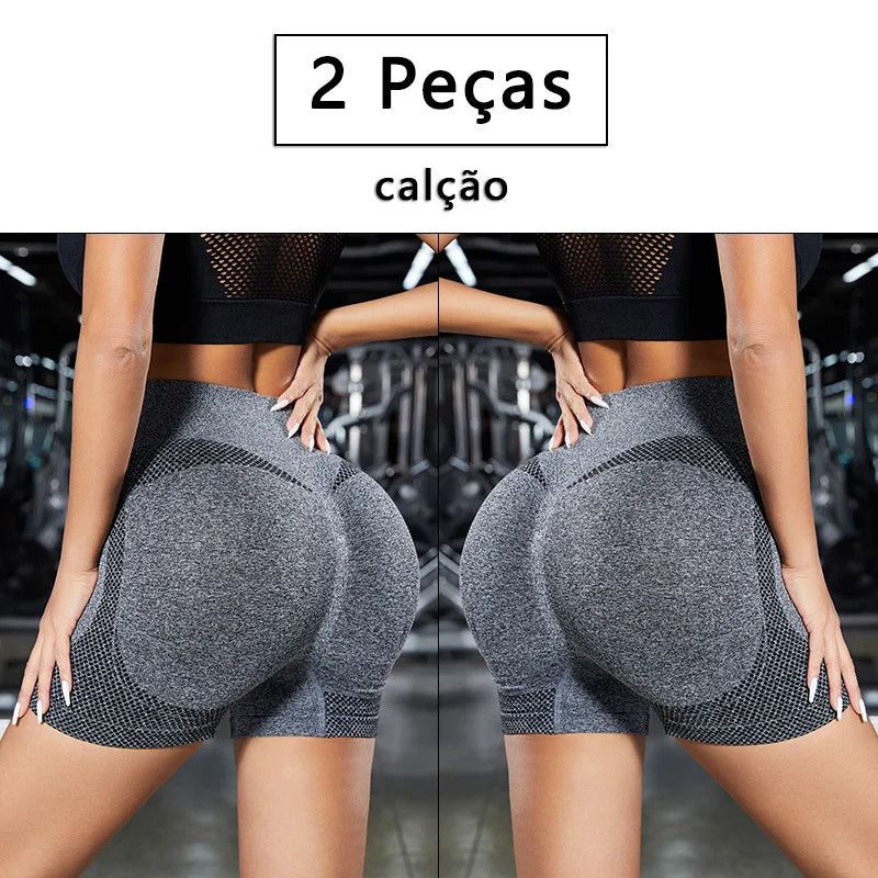 Kit NDFit Sculpt 2 Peças – Cintura Alta e Efeito Levanta Bumbum